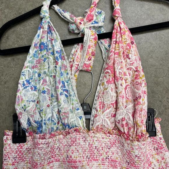 NWT LoveShackFancy Cambria Halter Mini Dress - Picture 11 of 12